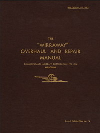 CAC Wirraway Overhaul and Repair Manual RAAF Publication No. 76 November 1940